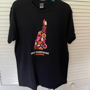 Women’s New Hampshire Dunkin Donuts Black Tee